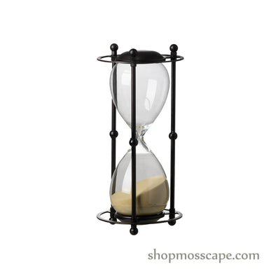 HOUR GLASS IN STAND (1 Hour) TAN