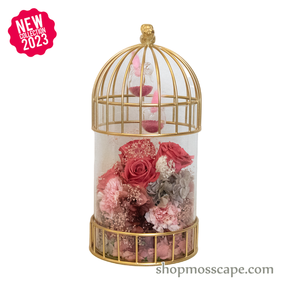 Preserved Roses & Birds in Paradise