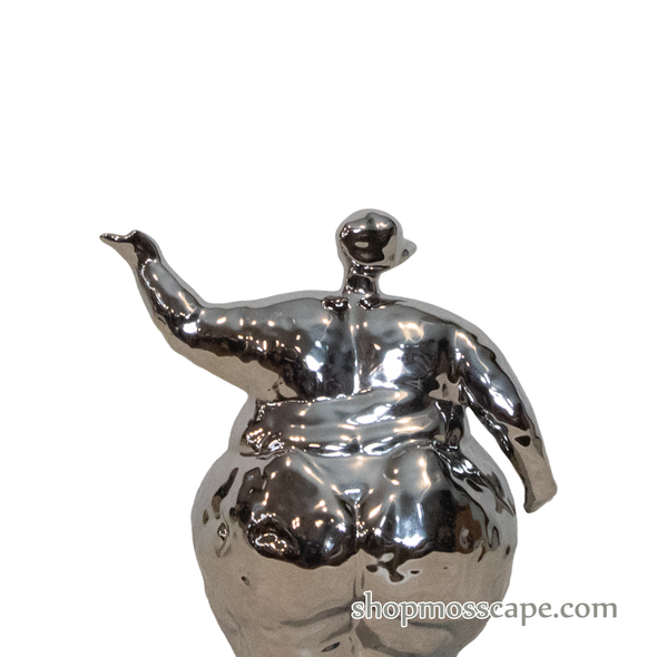 Silver Dancing Statue