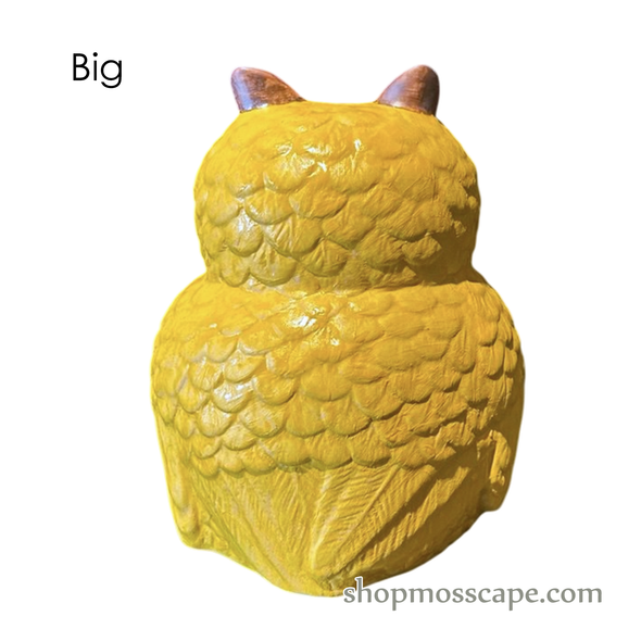 Handcrafted Ceramic Owl Statue (sizes & colours)