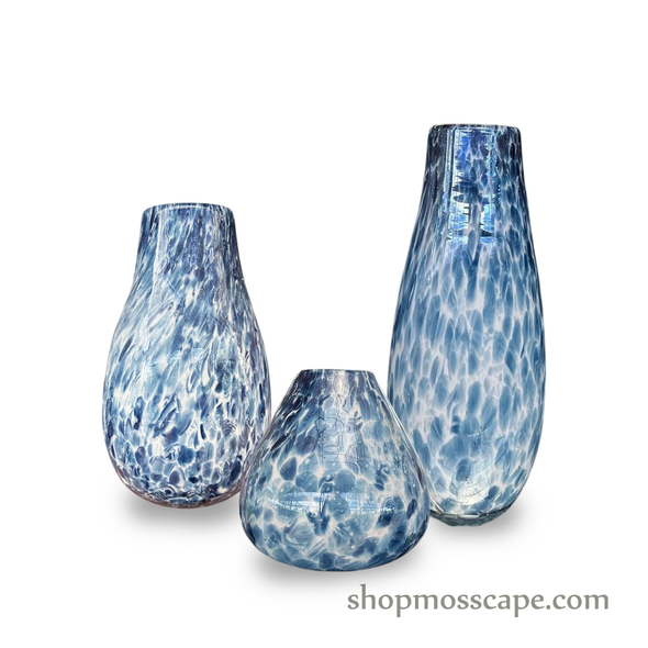 Blue Clementine Ceramic Vase