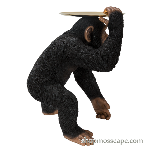 Chimpanzee with Gold Tray