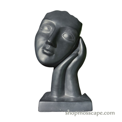 Resting Face Head Planter