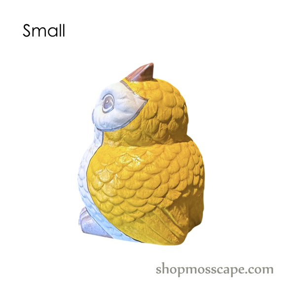Handcrafted Ceramic Owl Statue (sizes & colours)