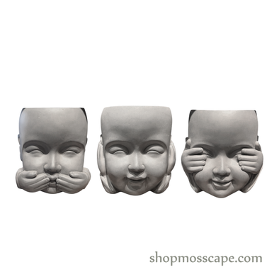 Trio Wisdom Plant Pots (Set of 3)