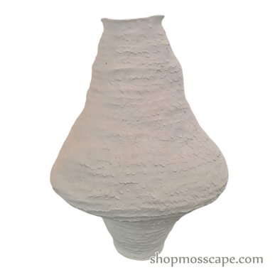 White Ceramic Handmade Vase