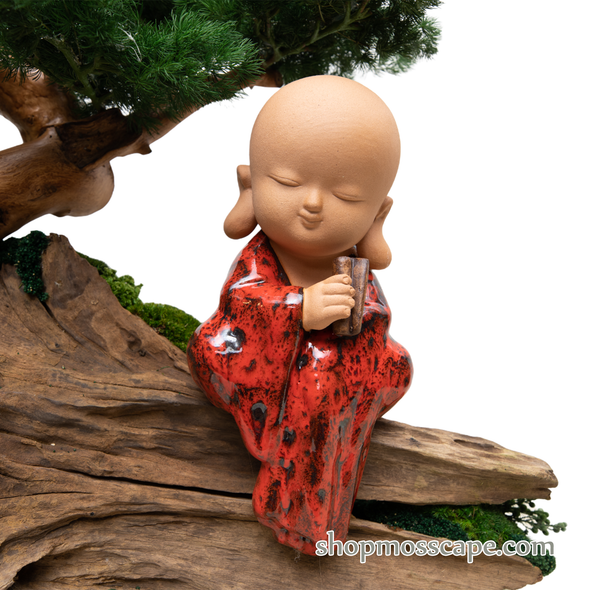Wisdom Zen on Tree | Bonsai-scape (4-059 w/ MF)