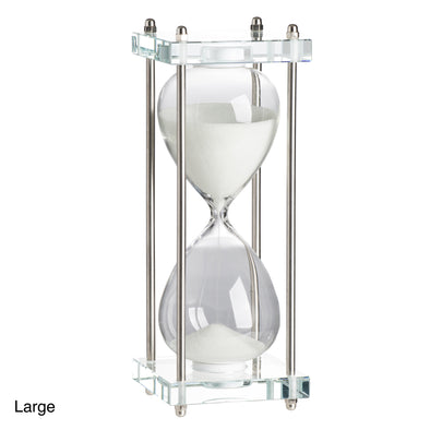 HOURGLASS LARGE (2 COLOURS) - Black (L) - (7.6 X 7.6 X 24.5)cm