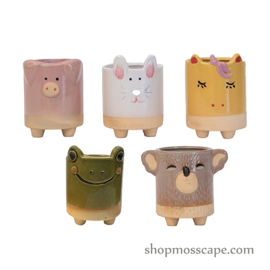 Animals Ceramic Pot