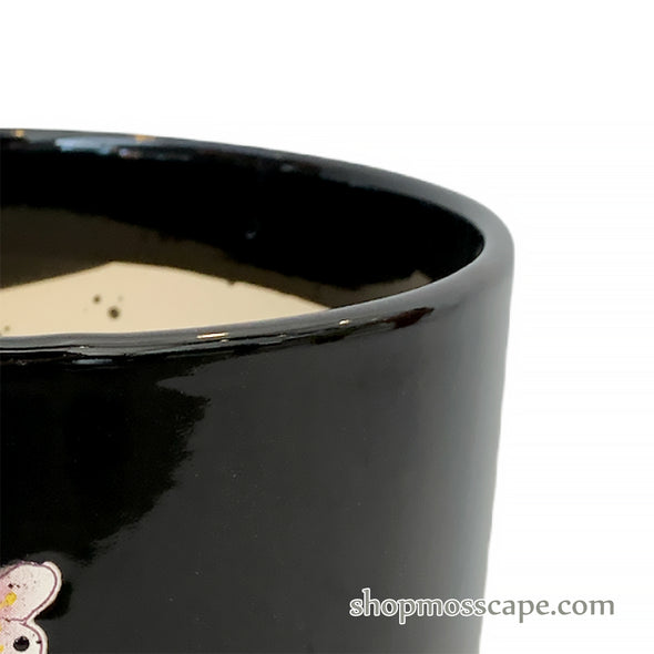 Plum Blossom Ceramic Pot (2 colours)