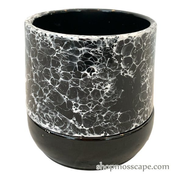 Cracked Wall Ceramic Pot (2 colours)