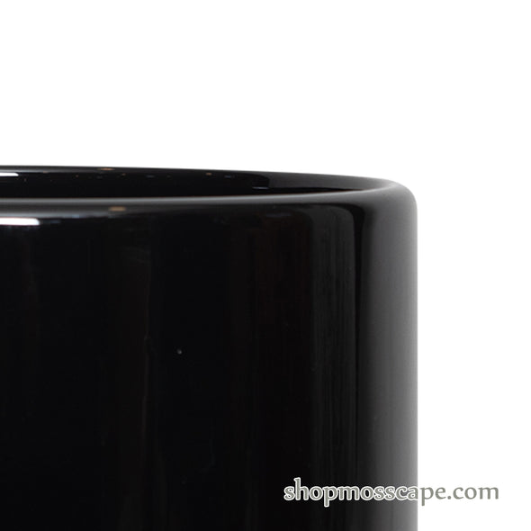 Glossy Cylindrical Ceramic Pot (2 colours)
