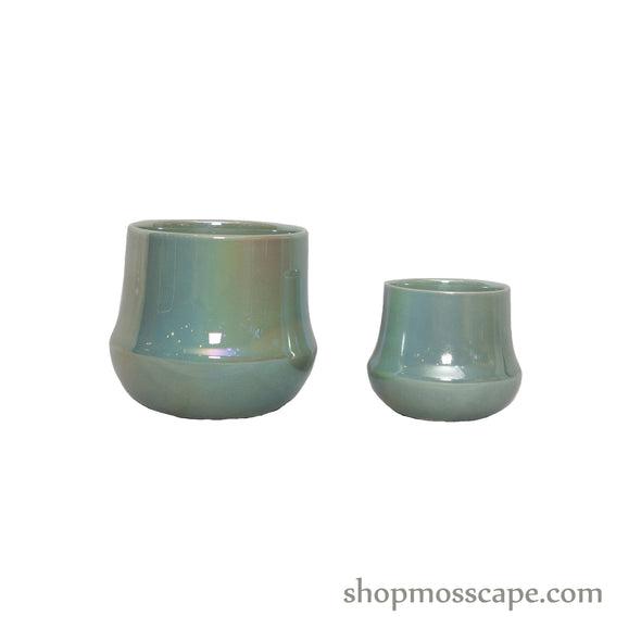Gourd shaped Ceramic Pot (2 colours)