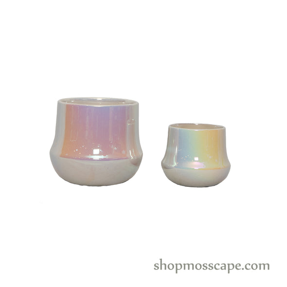 Gourd shaped Ceramic Pot (2 colours)