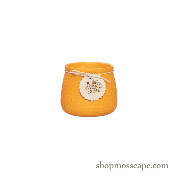 Honey Jar Ceramic Pot (dark)