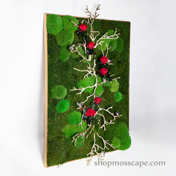 Upwards | Framed Moss Art (015)