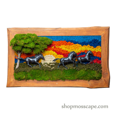 Vibrant Future | Framed Moss Art 019