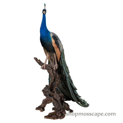 Peacock on a Stump (XL)