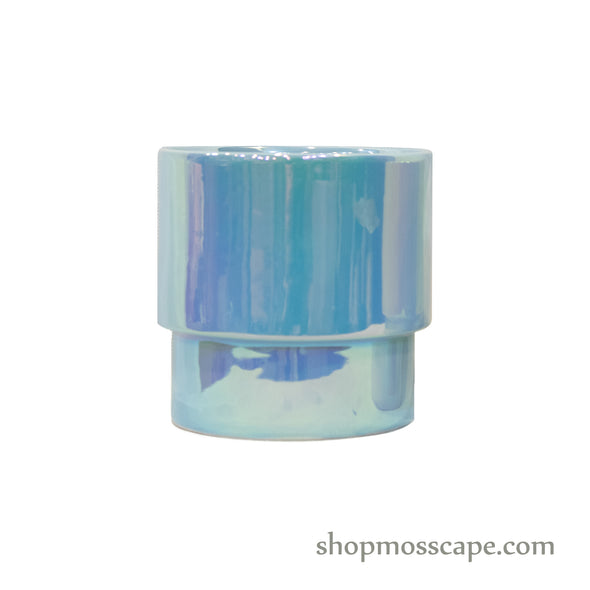 Shiny Cylindrical Ceramic Pot (Large)