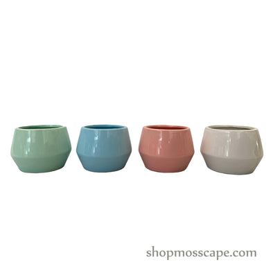 Small Pastel Ceramic Pot (4 colours)