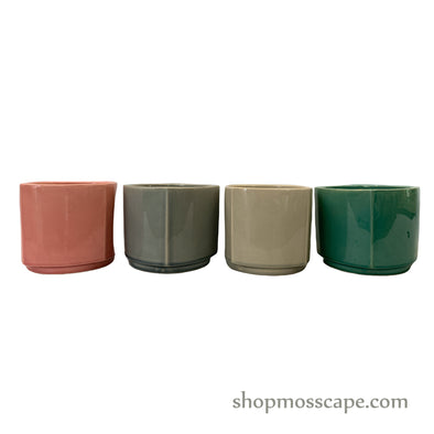 Square Ceramic Pot (2 sizes)
