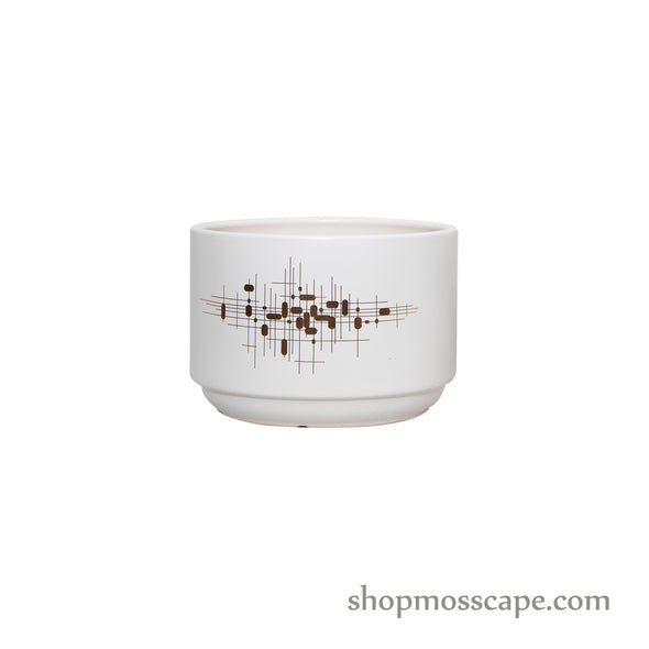 Round Musical Ceramic Pot